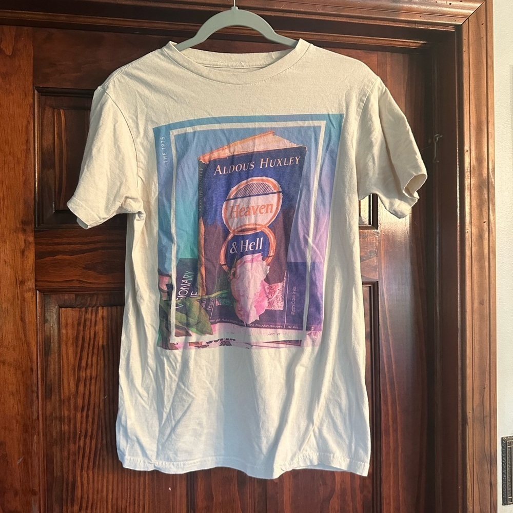 Aldous Huxley Heaven & Hell Graphic Tee - Cream